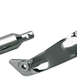 Load image into Gallery viewer, Floorboard Mounting Bracket - Left Rear - Chrome - FLST DragSpecialties 17-0614-SC2