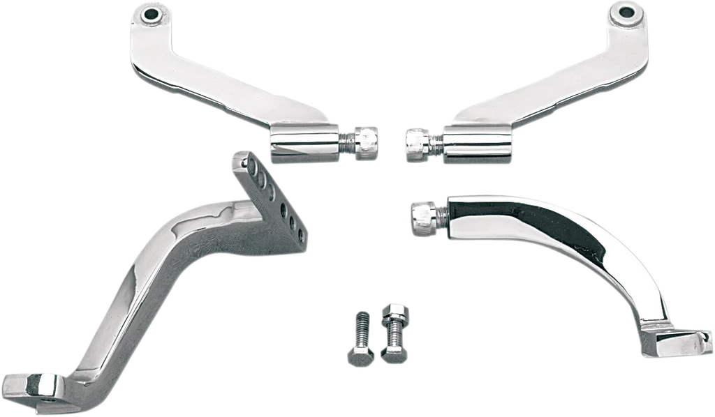 Floorboard Mounting Brackets - Chrome - FLT/FLHT DragSpecialties 057091-BC5 - Main Product View