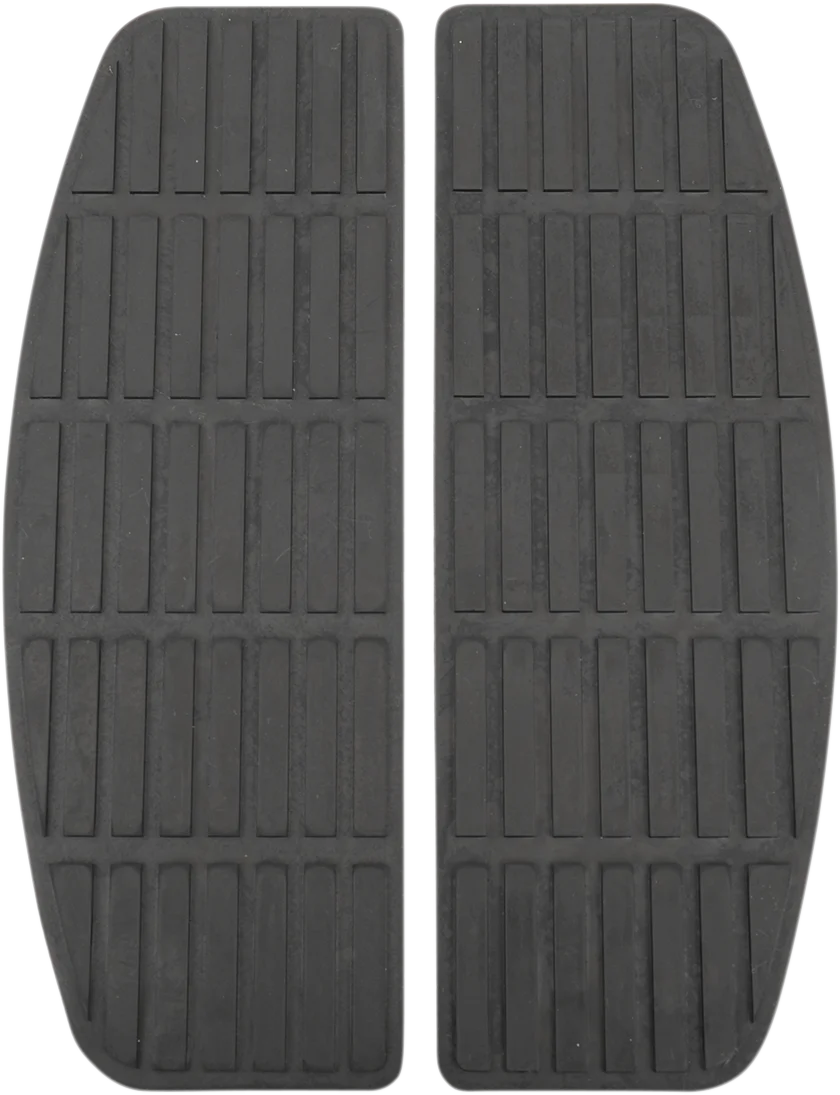 Floorboard Pad - Driver - Black DragSpecialties 74531 - Side View