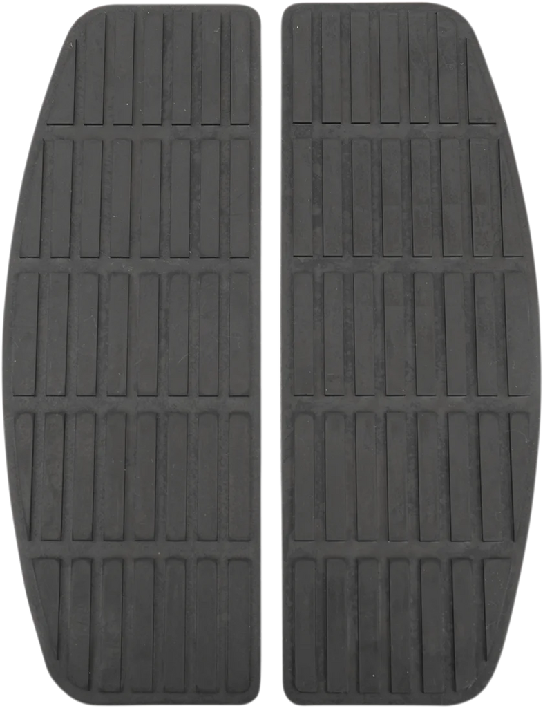 Floorboard Pad - Driver - Black DragSpecialties 74531 - Side View
