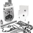 Load image into Gallery viewer, Flow Pro 1 Billet Oil Pump Top Line - Polished Jims USA 1754 - Side View