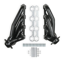 Load image into Gallery viewer, FlowTech 1979-1993 Mustang 5.0L 1-3/4" 409SS Shorty Header - Black Painted Finish - Main Product View