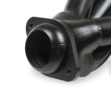 Load image into Gallery viewer, FlowTech 1979-1993 Mustang 5.0L 1-3/4" 409SS Shorty Header - Black Painted Finish - Back View