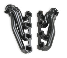 Load image into Gallery viewer, FlowTech 1979-1993 Mustang 5.0L 1-3/4" 409SS Shorty Header - Black Painted Finish - Installation View