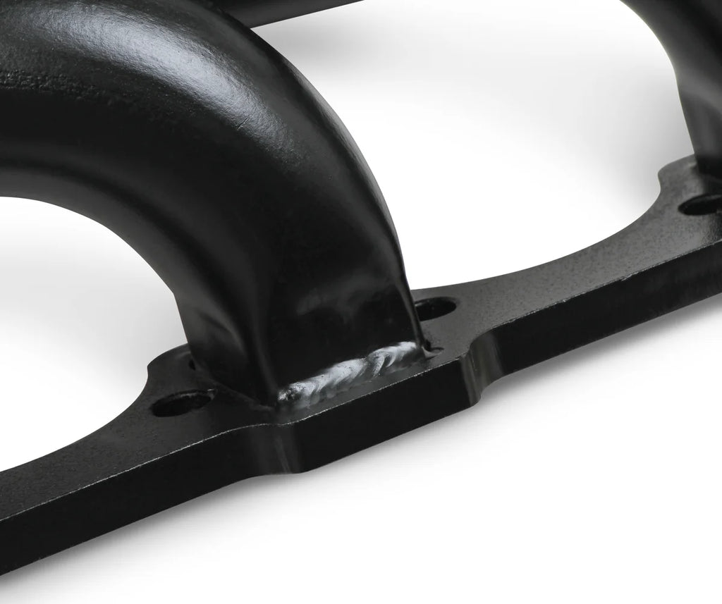 FlowTech 1979-1993 Mustang 5.0L 1-3/4" 409SS Shorty Header - Black Painted Finish - Additional View 5