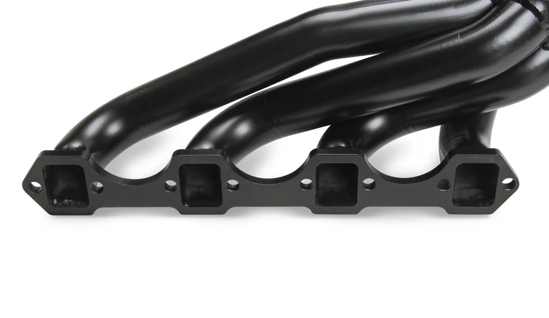 FlowTech 1979-1993 Mustang 5.0L 1-3/4" 409SS Shorty Header - Black Painted Finish - Additional View 7