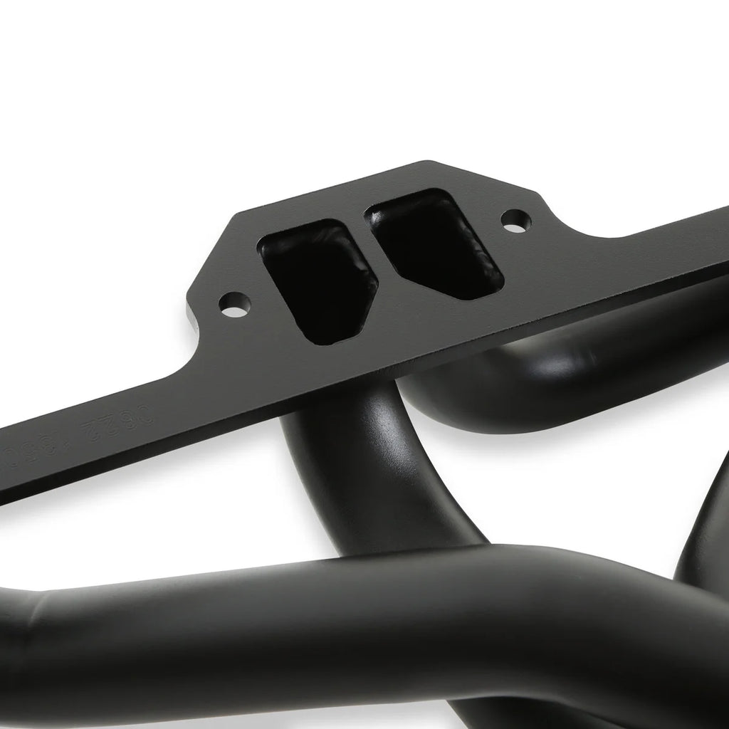 FlowTech Flowtech Long Tube Header - Black Paint - Side View