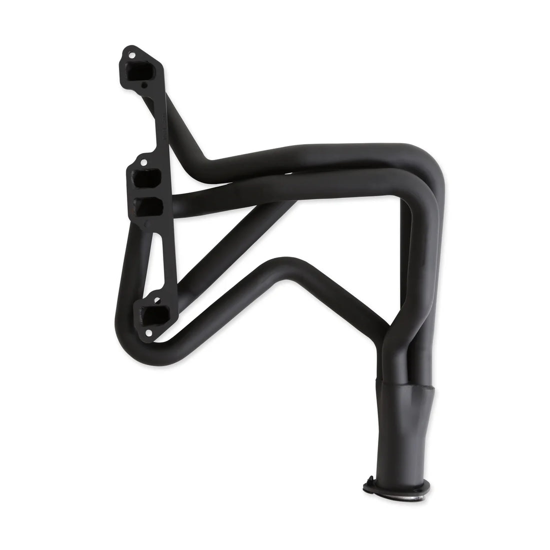 FlowTech Flowtech Long Tube Header - Black Paint - Back View