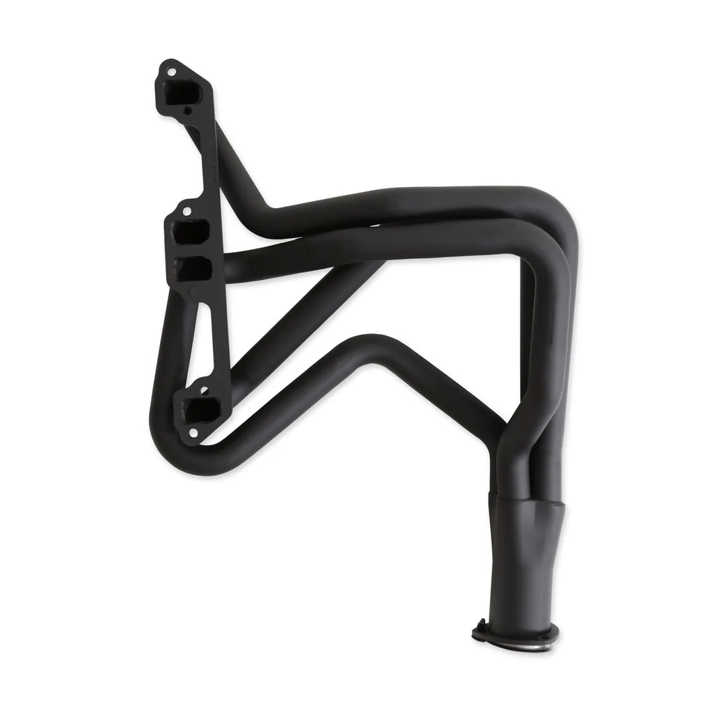 FlowTech Flowtech Long Tube Header - Black Paint - Back View