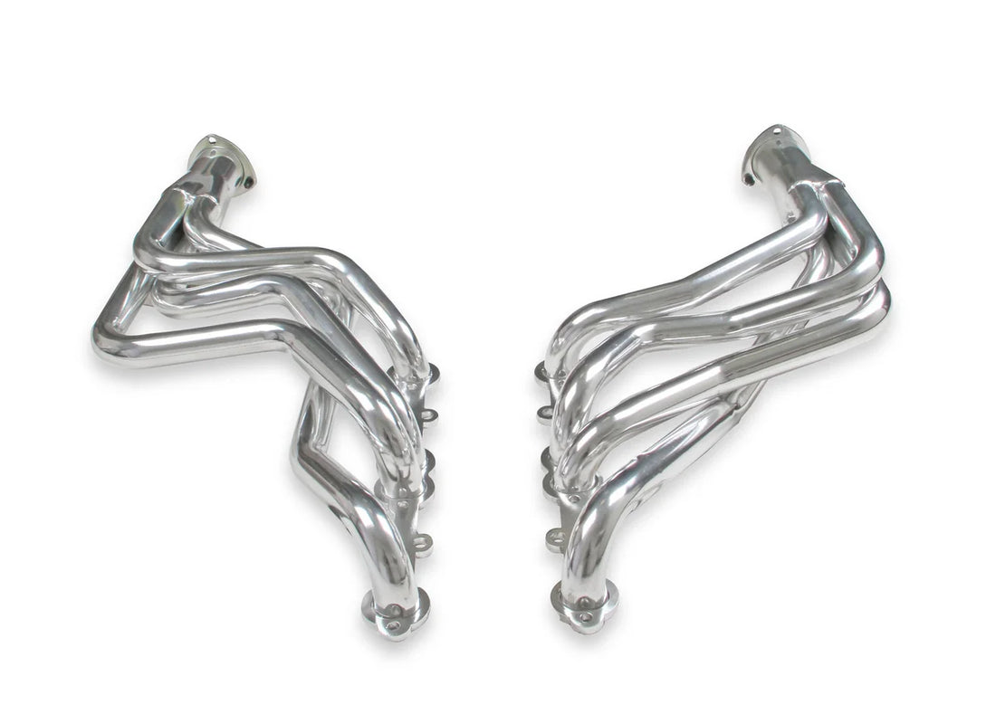 FlowTech Flowtech Long Tube Header - Ceramic Coated Finish -1-5/8 in. x 3.0 in. - Back View