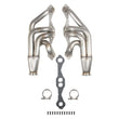 Load image into Gallery viewer, FlowTech Flowtech Small Block Chevy Turbo Headers - Natural Finish - Main Product View