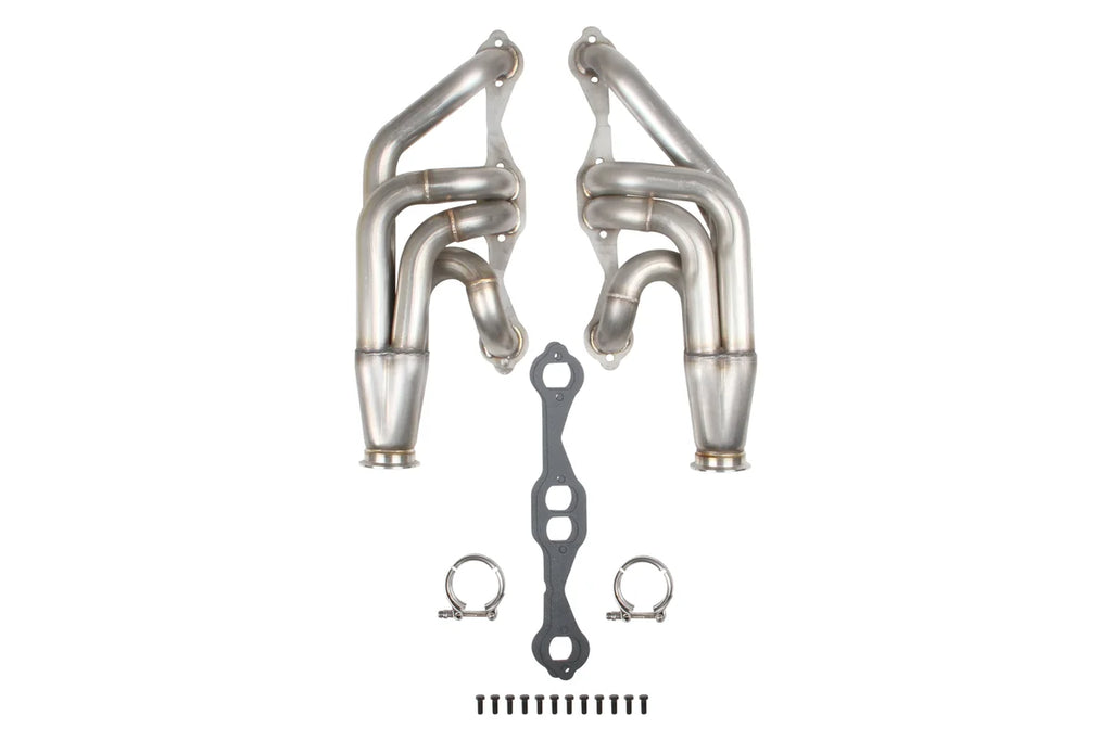 FlowTech Flowtech Small Block Chevy Turbo Headers - Natural Finish - Main Product View