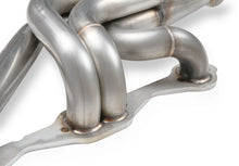 Load image into Gallery viewer, FlowTech Flowtech Small Block Chevy Turbo Headers - Natural Finish - Installation View