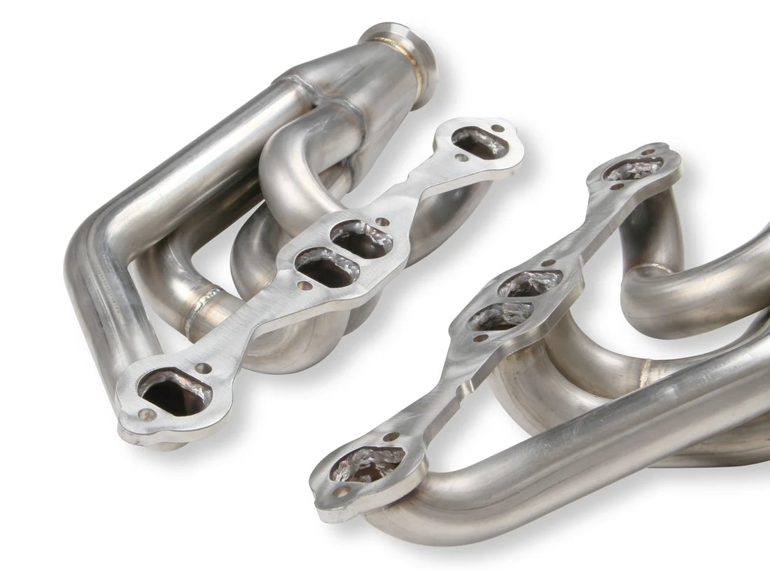 FlowTech Flowtech Small Block Chevy Turbo Headers - Natural Finish - Additional View 8