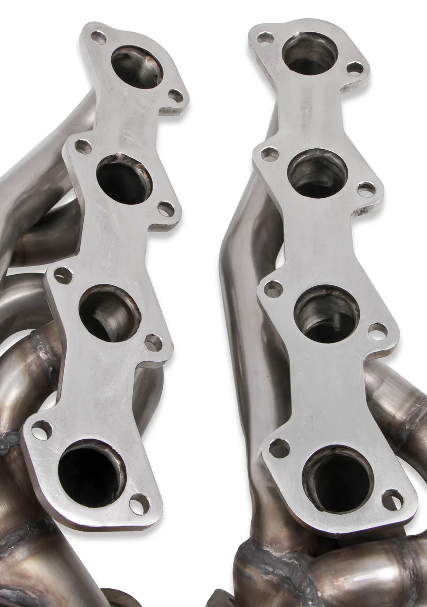 FlowTech2004-2008 Ford F-150 4.6L V8 1-5/8" Shorty Headers, Natural. CARB EO# D-115-2812148FLT - Side View