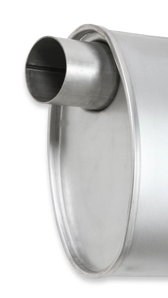 FlowTech2.250" Inlet, 2.250" Outlet, Case Dimensions 4.5" High x 10" Wide x 13" Long50051FLT - Side View