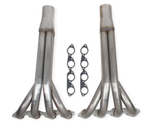 Load image into Gallery viewer, FlowTechBig Block Chevy 2-1/4" Upright Headers with 4" Collector- Natural Finish11551FLT - Main Product View