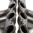 Load image into Gallery viewer, FlowTechBig Block Chevy 2-1/4" Upright Headers with 4" Collector- Natural Finish11551FLT - Back View