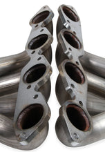 Load image into Gallery viewer, FlowTechBig Block Chevy 2-1/4" Upright Headers with 4" Collector- Natural Finish11551FLT - Back View