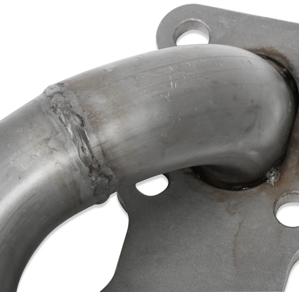 FlowTechFits Nissan Titan/Armada 2004-2015 1-5/8" Shorty headers 409SS- Natural Finish17000FLT - Installation View