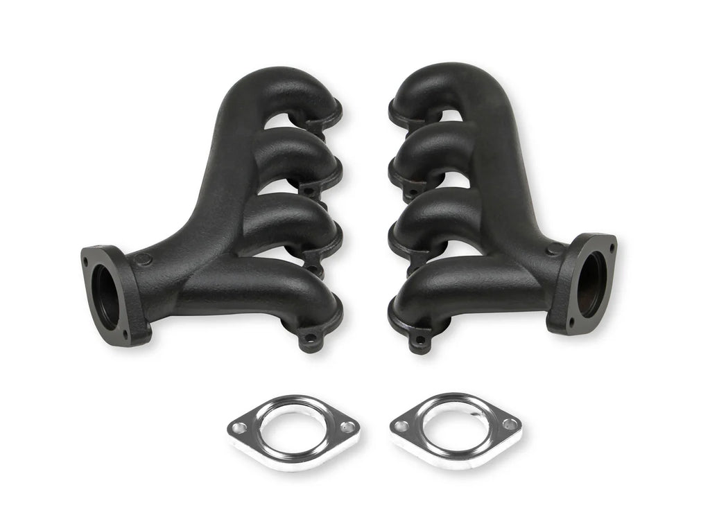 FlowTechFlowtech LS Swap Exhaust Manifolds - Black Ceramic Finish31730-3FLT - Side View