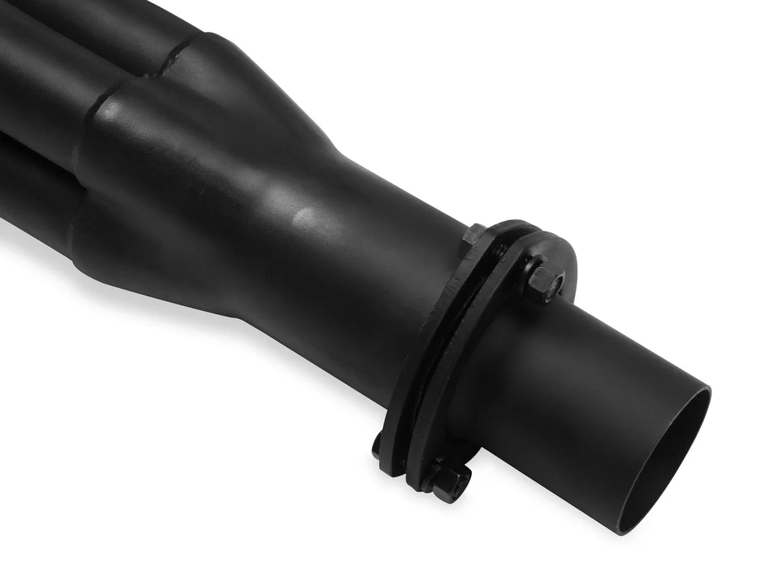 FlowTechFlowtech Long Tube Header - Black Paint11530FLT - Back View