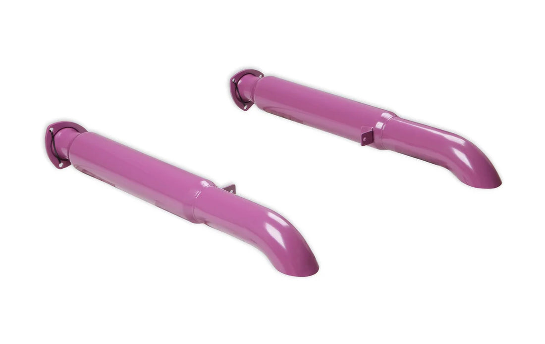 FlowTechFlowtech Purple Hornies Glasspack50232FLT - Back View