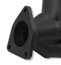 Load image into Gallery viewer, FlowTechFlowtech Shorty Headers - Black Painted11142FLT - Back View