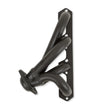 Load image into Gallery viewer, FlowTechFlowtech Shorty Headers - Black Painted91628FLT - Back View