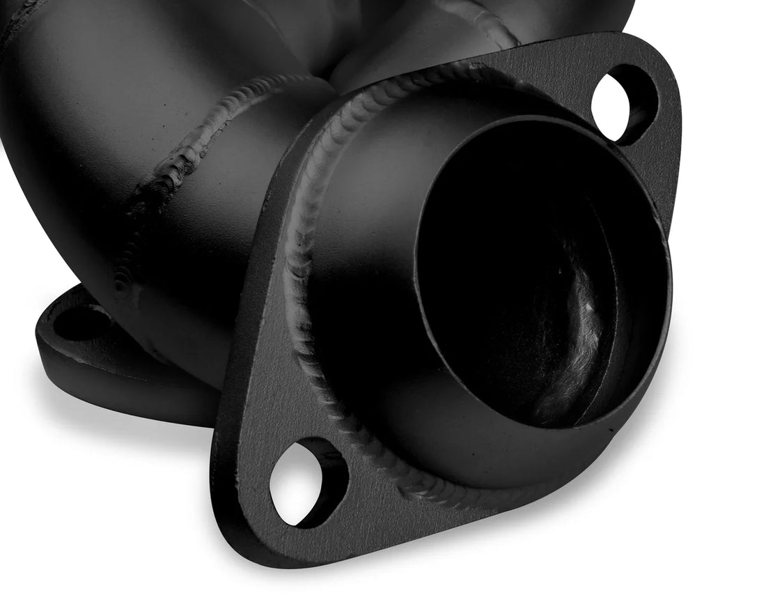 FlowTechFlowtech Shorty Headers - Black Painted91673FLT - Side View