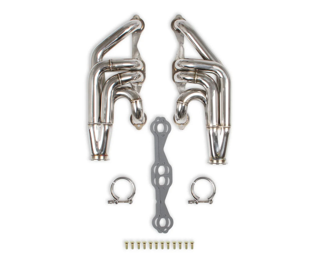 FlowTechFlowtech Small Block Chevy Turbo Headers - Polished Finish11573FLT - Main Product View