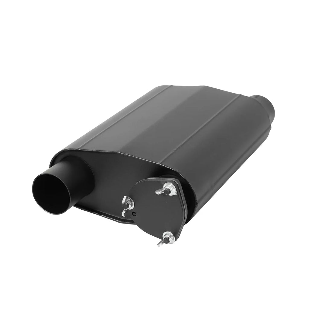 FlowTechFlowtech Warlock "BYPASS" Series Racing Muffler50552FLT - Side View
