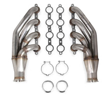 Load image into Gallery viewer, FlowTechLS Turbo Headers (Up and forward) 1-3/4" 409SS GM 4.8/5.3/6.0L V8 Natural Finish11535FLT - Main Product View