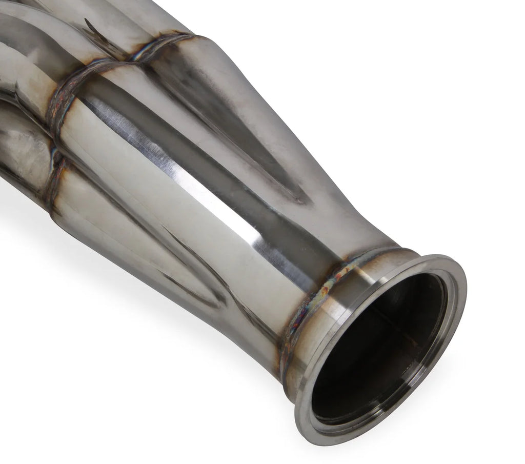 FlowTechLS Turbo Headers (Up and forward) 1-3/4" 409SS GM 4.8/5.3/6.0L V8 Natural Finish11535FLT - Side View