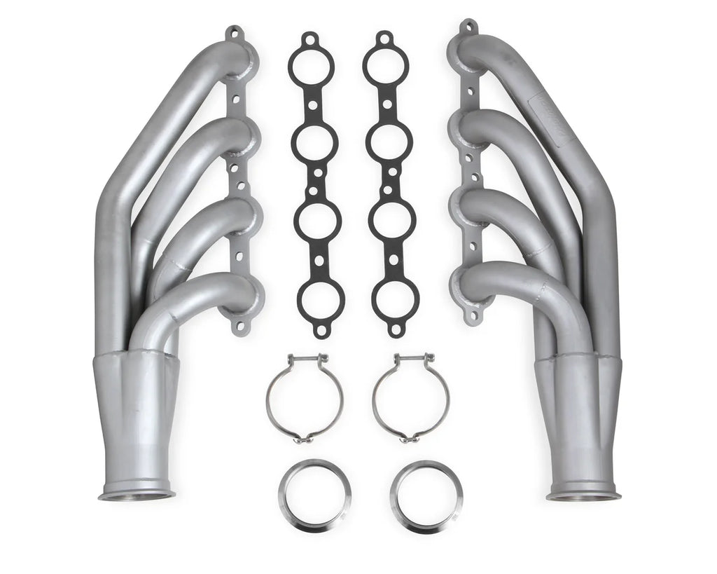FlowTechLS Turbo Headers (Up and forward) 1-7/8" 409SS GM 4.8/5.3/6.0L V8 Ceramic Coated31537FLT - Main Product View
