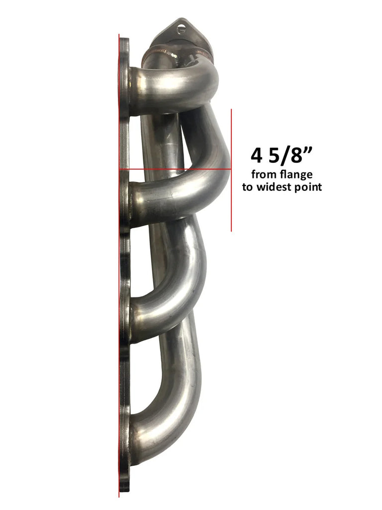FlowTechUniversal GM LS V8 1-5/8" x 2-1/2" 304SS Shorty Engine Swap Headers, Natural11575FLT - Additional View 5