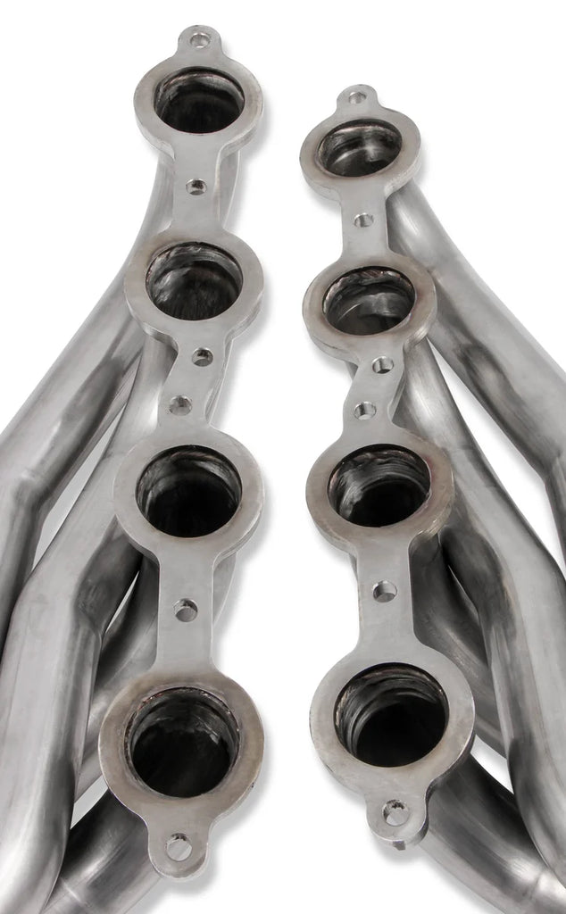 FlowTechUniversal GM LS V8 1-5/8" x 2-1/2" 304SS Shorty Engine Swap Headers, Polished11576FLT - Back View