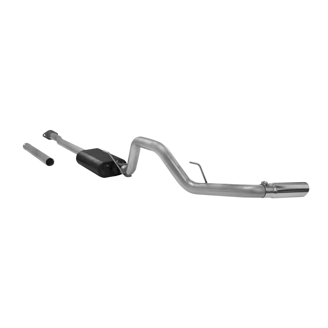 Flowmaster 2009-2014 Ford F-150 with 4.6L, 5.0L or 5.4L engine. - Moderate to mild sound 817509 - Side View