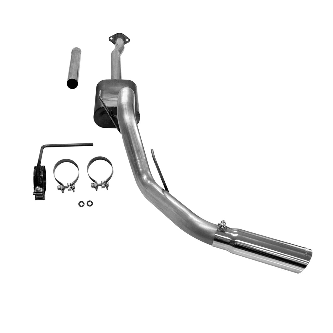 Flowmaster 2009-2014 Ford F-150 with 4.6L, 5.0L or 5.4L engine. - Moderate to mild sound 817509 - Back View
