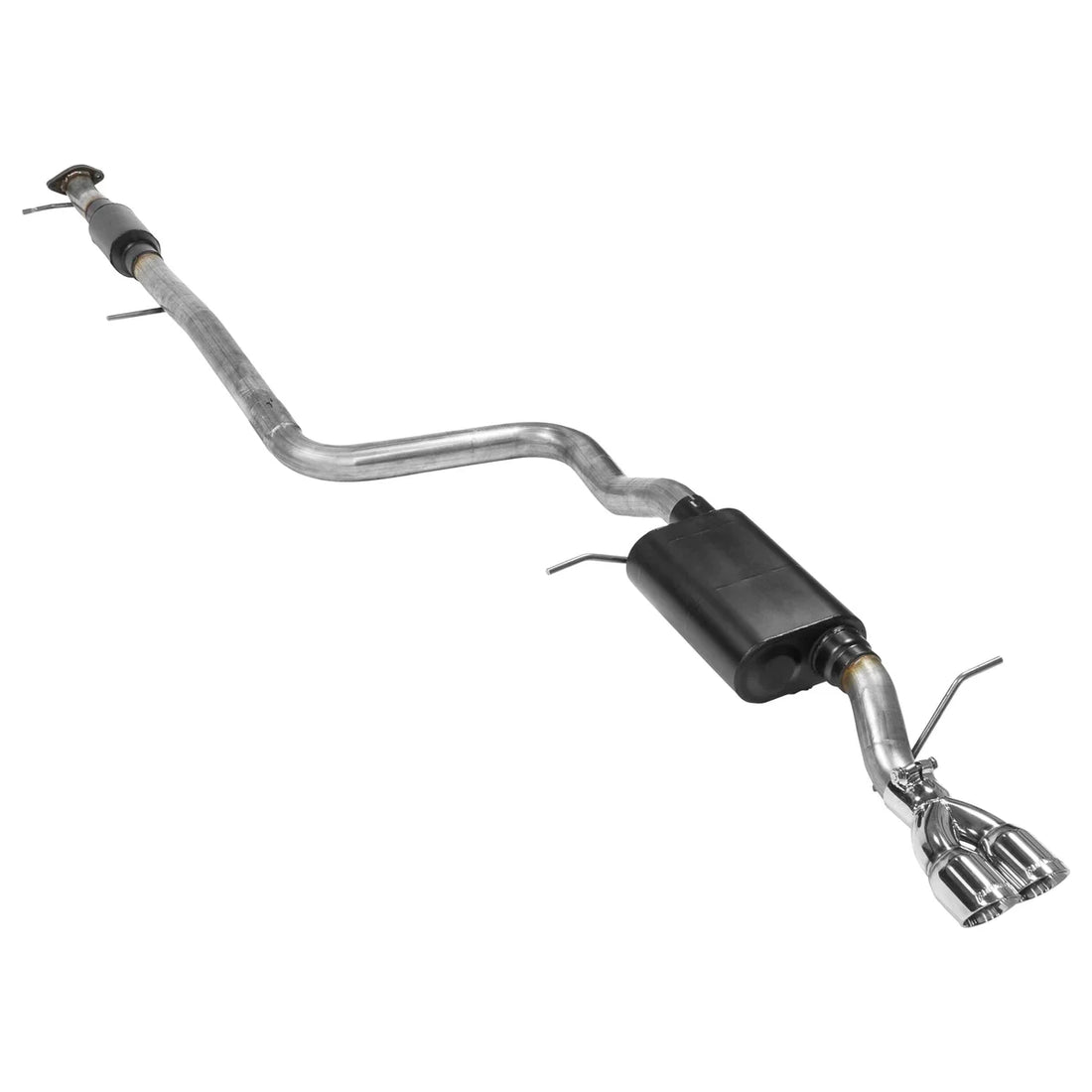 Flowmaster 2014-2019 Ford Fiesta ST with 1.6L Turbo engine. - Aggressive to moderate sound 817784 - Back View