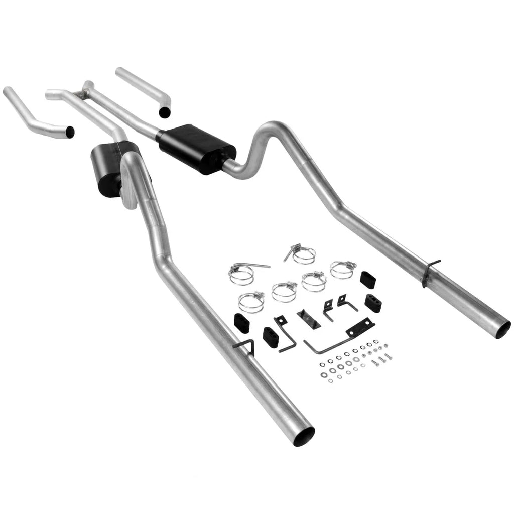 Flowmaster 3.0" - Aggressive sound fits 1968-1970 Mopar B-Body V8 engine - Side View