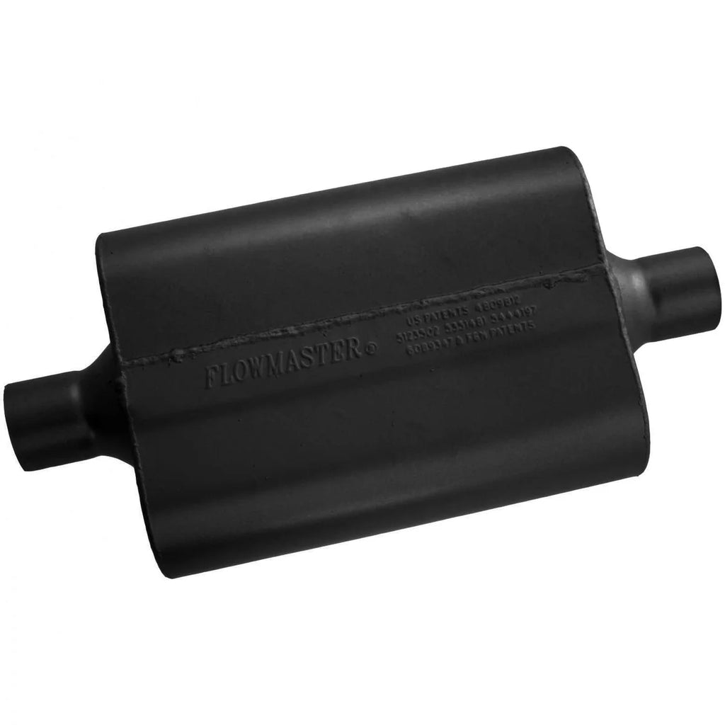 Flowmaster 40 Delta Flow® - 2.25 Center In / 2.25 Center Out - Aggressive Sound - Side View