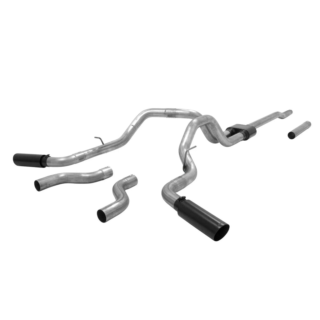 Flowmaster Aggressive sound fits 2004-2008 Ford F-150 / Lincoln Mark LT 4.6L or 5.4L engine. - Main Product View