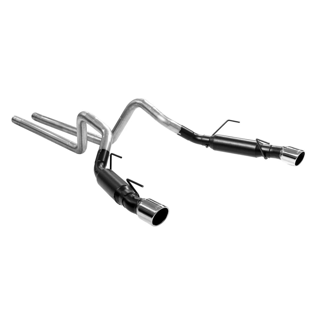 Flowmaster - Aggressive sound fits 2005-2010 Ford Mustang GT 4.6L / GT500 5.4L Engine - Back View