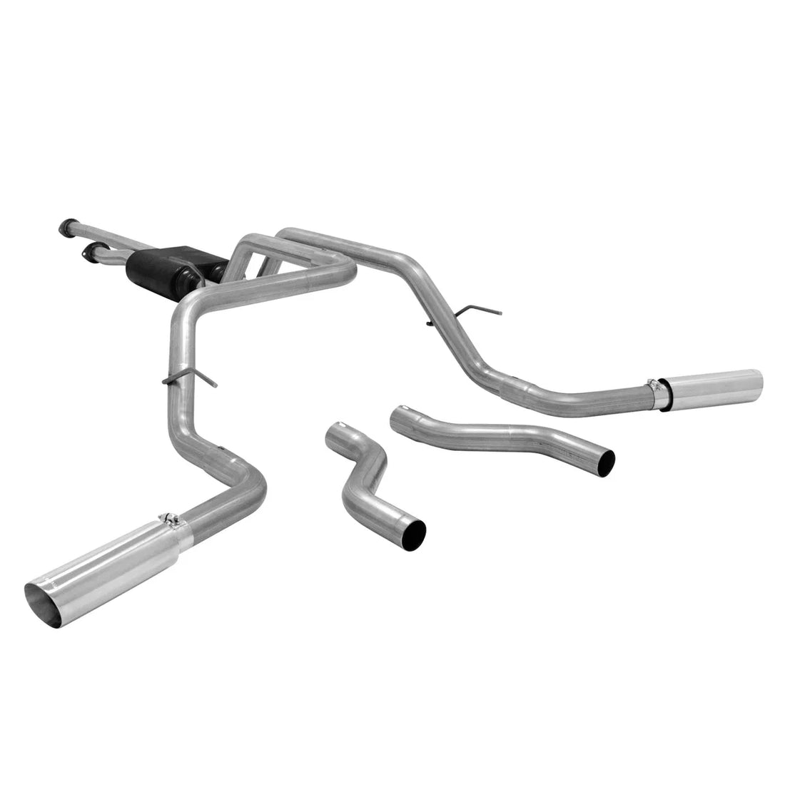 Flowmaster - Aggressive sound fits 2009-2021 Toyota Tundra 4.6L / 4.7L / 5.7L engines - Side View