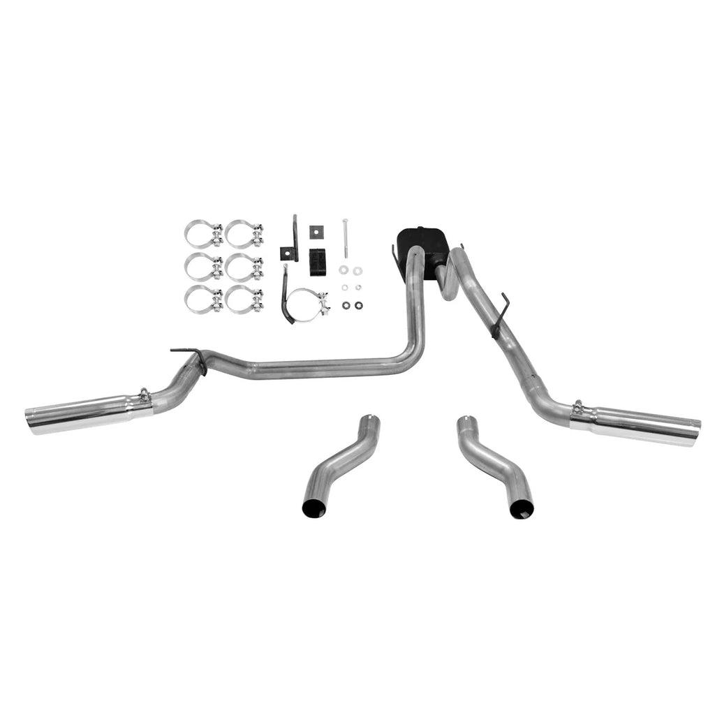 Flowmaster - Aggressive to moderate sound fits 2004-2005 Dodge Ram 1500 5.7L Hemi - Back View