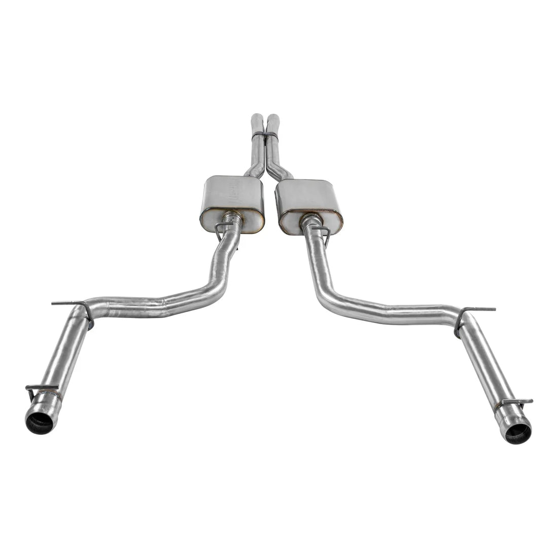 Flowmaster - Aggressive to moderate sound fits 2009-2014 Challenger R/T 5.7L Hemi engine - Side View