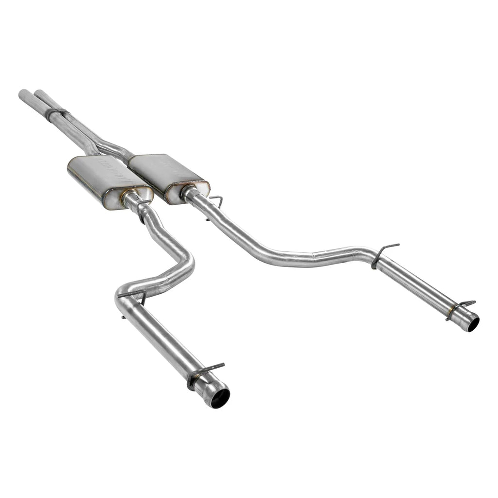 Flowmaster - Aggressive to moderate sound fits 2009-2014 Challenger R/T 5.7L Hemi engine - Back View