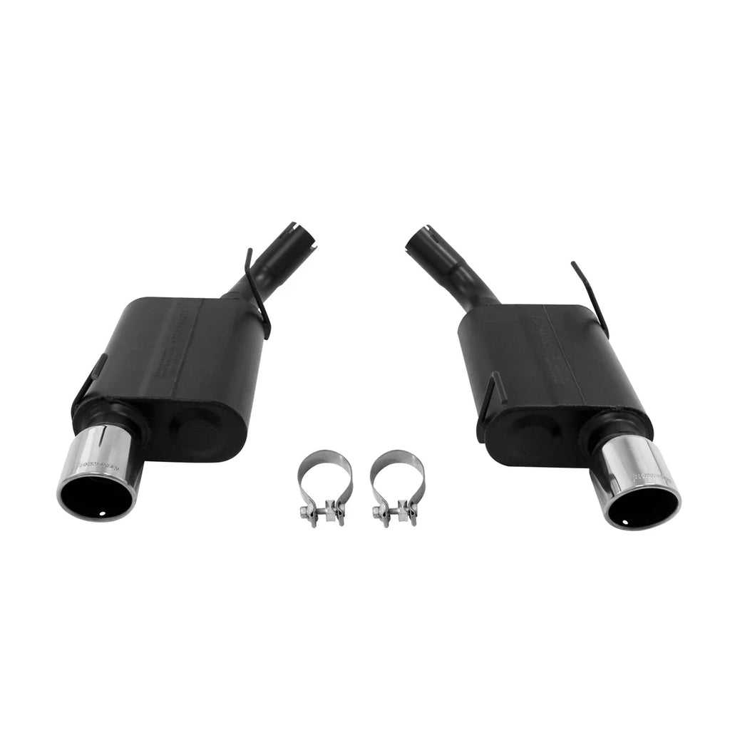 Flowmaster American Thunder Axle-back Exhaust System fits 2005-2010 Ford Mustang - Back View
