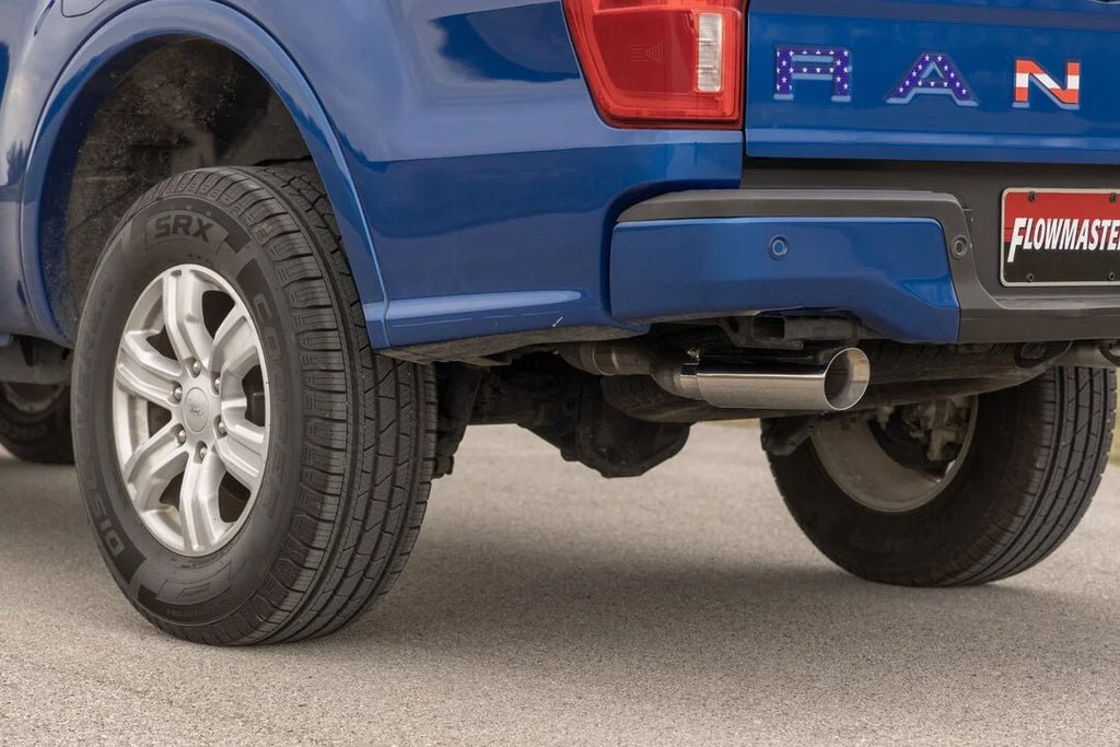 Flowmaster American Thunder Cat-Back Exhaust System fits 2019-2023 Ford Ranger - Side View